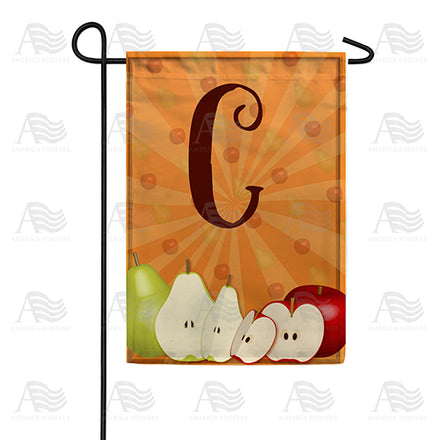 apples-pears-monogram-garden-flag