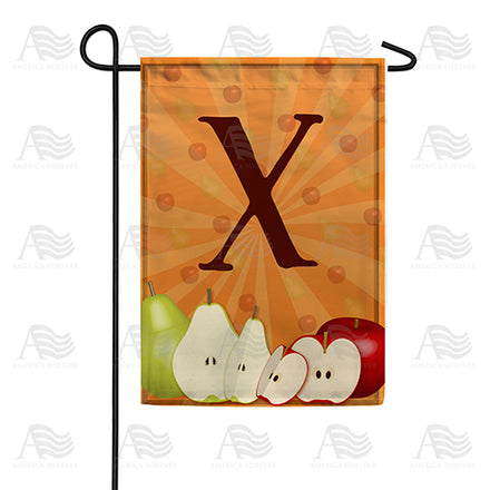 apples-pears-monogram-garden-flag