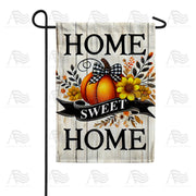 Home Sweet Home Pumpkin Garden Flag