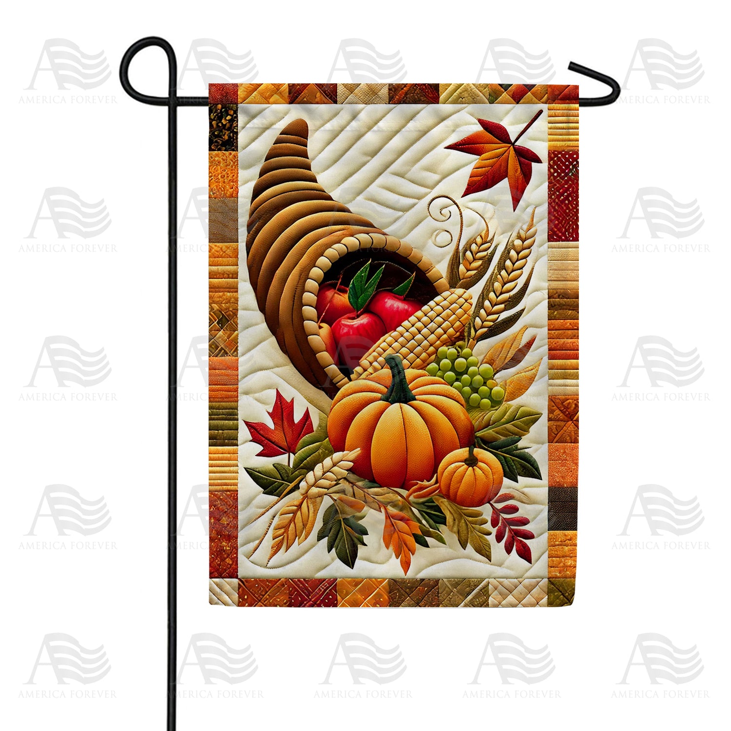 Cornucopia Harvest Garden Flag