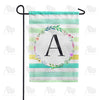 blue-striped-watercolor-monogram-garden-flag