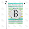 blue-striped-watercolor-monogram-garden-flag