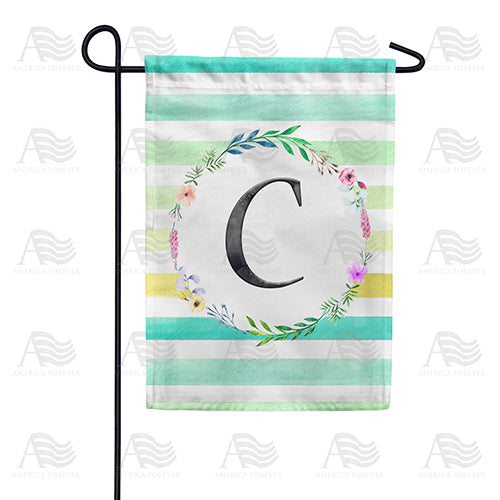 blue-striped-watercolor-monogram-garden-flag