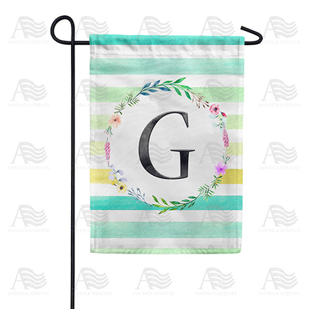 blue-striped-watercolor-monogram-garden-flag