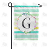 blue-striped-watercolor-monogram-garden-flag