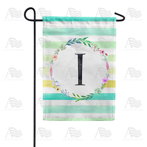 blue-striped-watercolor-monogram-garden-flag