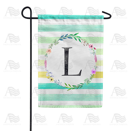 blue-striped-watercolor-monogram-garden-flag