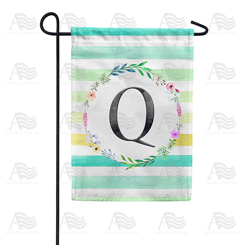 blue-striped-watercolor-monogram-garden-flag