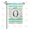 blue-striped-watercolor-monogram-garden-flag