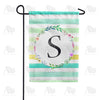 blue-striped-watercolor-monogram-garden-flag