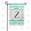 blue-striped-watercolor-monogram-garden-flag