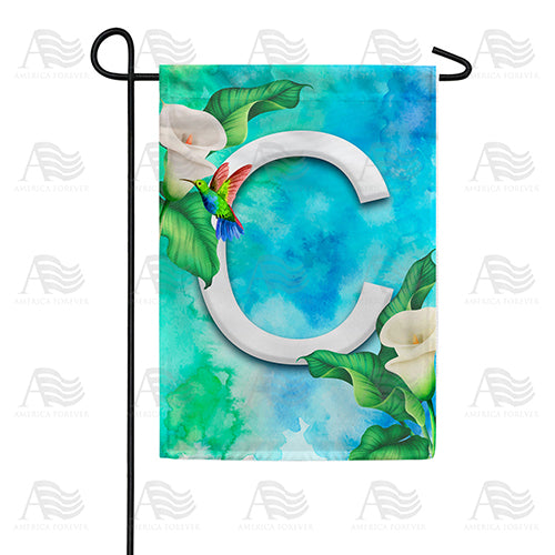 hummingbird-at-lily-monogram-garden-flag