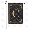 Quilted Royalty Monogram Garden Flag