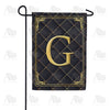 Quilted Royalty Monogram Garden Flag