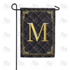 Quilted Royalty Monogram Garden Flag