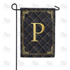 Quilted Royalty Monogram Garden Flag