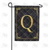 Quilted Royalty Monogram Garden Flag