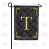 Quilted Royalty Monogram Garden Flag