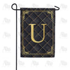 Quilted Royalty Monogram Garden Flag