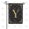 Quilted Royalty Monogram Garden Flag