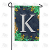 Fern On Slate Monogram Garden Flag