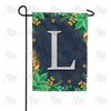 Fern On Slate Monogram Garden Flag