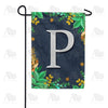 Fern On Slate Monogram Garden Flag