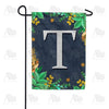 Fern On Slate Monogram Garden Flag