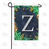 Fern On Slate Monogram Garden Flag