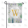 Simply Golden Monogram Garden Flag