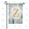 Simply Golden Monogram Garden Flag