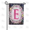 Burst Of Pink Monogram Garden Flag