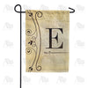 Fancy Scroll Monogram Garden Flag