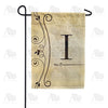 Fancy Scroll Monogram Garden Flag