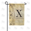 Fancy Scroll Monogram Garden Flag