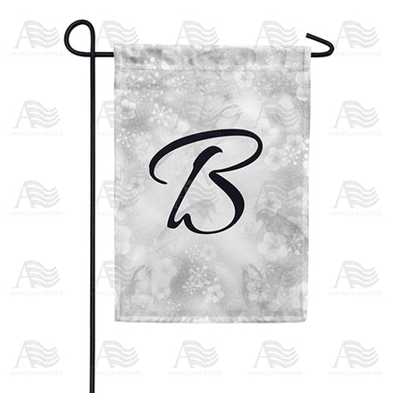 Bird Dreams Monogram Garden Flag