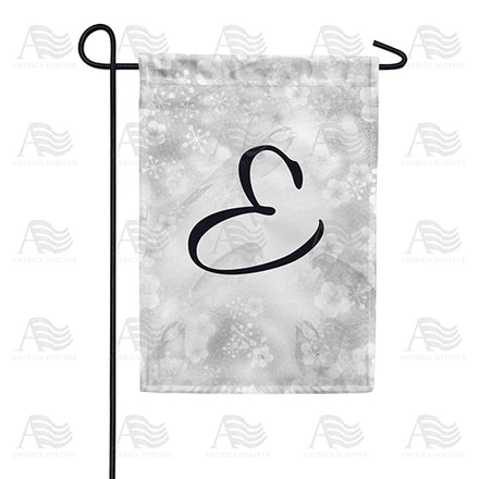 Bird Dreams Monogram Garden Flag