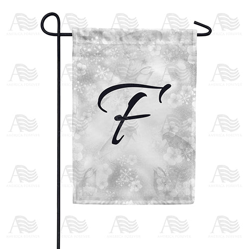 Bird Dreams Monogram Garden Flag