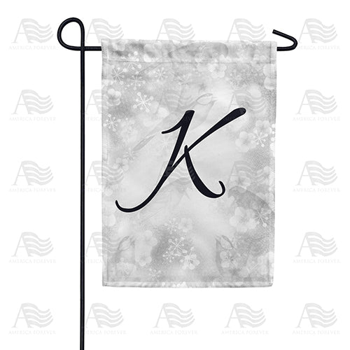 Bird Dreams Monogram Garden Flag