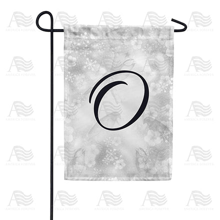 Bird Dreams Monogram Garden Flag