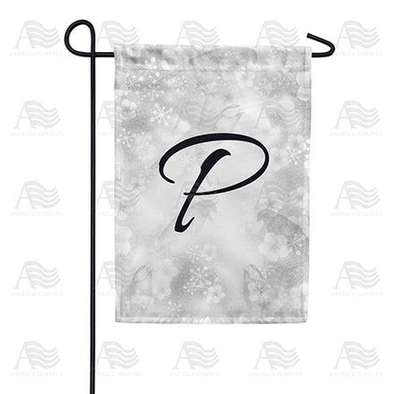 Bird Dreams Monogram Garden Flag