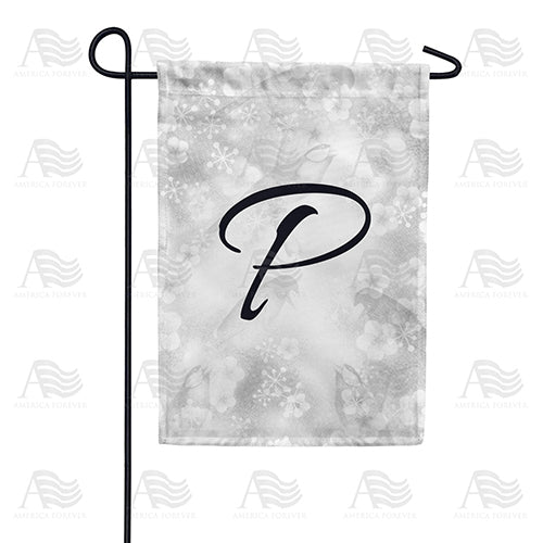 Bird Dreams Monogram Garden Flag