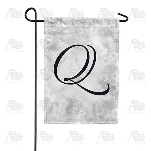 Bird Dreams Monogram Garden Flag