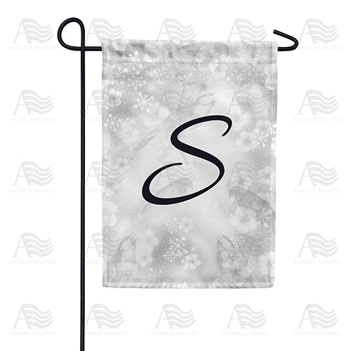 Bird Dreams Monogram Garden Flag