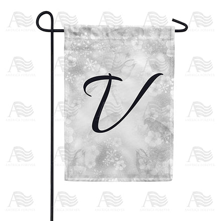 Bird Dreams Monogram Garden Flag