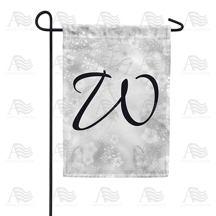 Bird Dreams Monogram Garden Flag