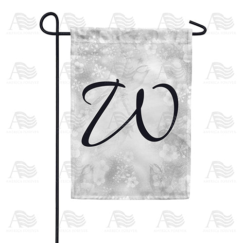 Bird Dreams Monogram Garden Flag