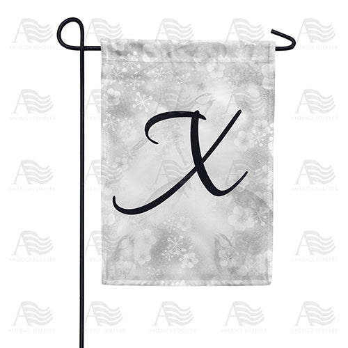 Bird Dreams Monogram Garden Flag