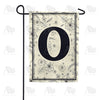 Flower Sketchings Monogram Garden Flag