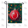 Christmas Ball Monogram Garden Flag